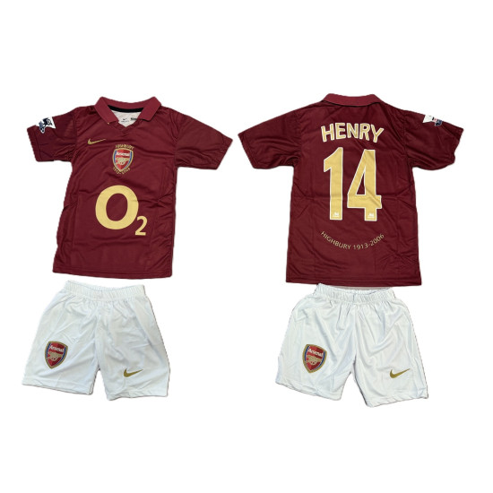 8474 Детски Футболен екип Arsenal Henry 14