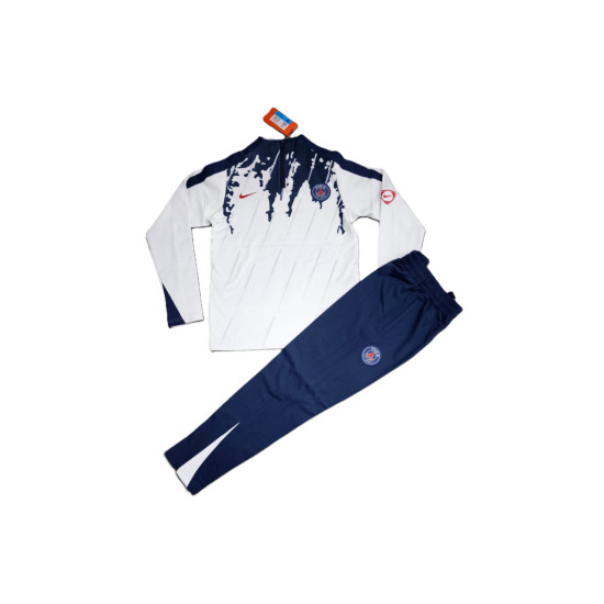 8431 Детски футболен екип тренировъчен Paris Saint Germain бяло синьо