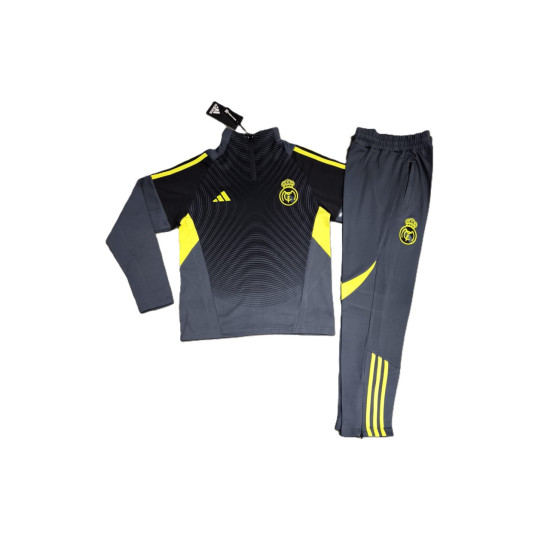 8430 Детски футболен екип тренировъчен Real Madrid сиво жълто