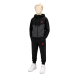 8513 Детски екип Tech Fleece черно сиво