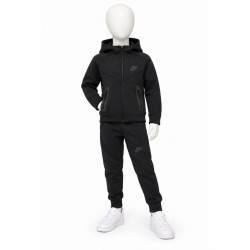 8508 Детски екип Tech Fleece черно нов модел