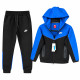 8522 Детски екип Tech Fleece черно синьо