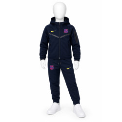 8529 Детски екип Tech Fleece Barcelona тъмно син