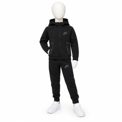 8508 Детски екип Tech Fleece черно нов модел