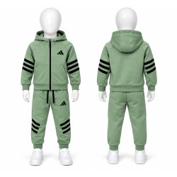 8521 Детски екип Adi Sportswear зелено