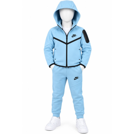 8516 Детски екип Tech Fleece светло син