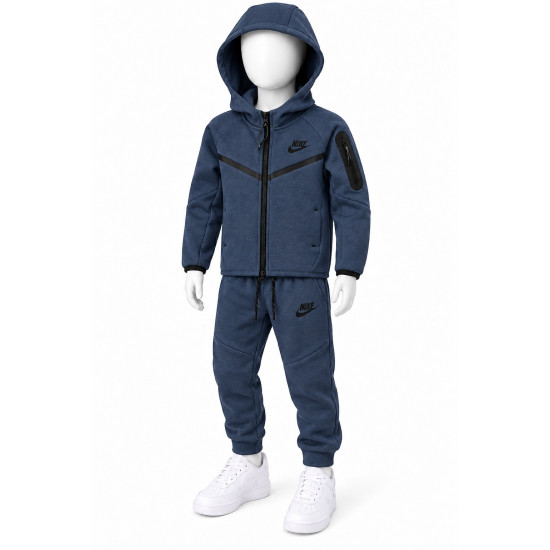 8515 Детски екип Tech Fleece тъмно син