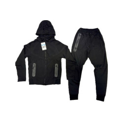 8409 Детски екип Tech Fleece черно нов модел