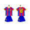 8208 Детски футболен комплект Barcelona RONALDINHO 10