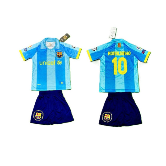 8209 Детски футболен комплект Barcelona RONALDINHO 10