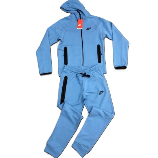 8344 Детски екип Tech Fleece светло син