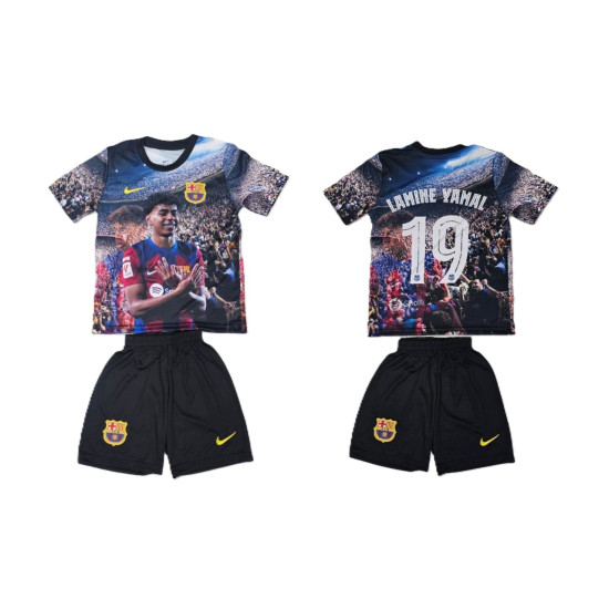 8383 Детски футболен комплект Barcelona LAMINE YAMAL 19