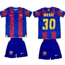 8374 Ретро детски футболен комплект Barcelona MESSI 30