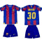 8374 Ретро детски футболен комплект Barcelona MESSI 30