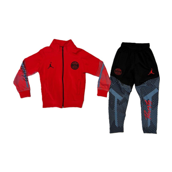 8128 Детски футболен екип Paris Saint Germain червено черно