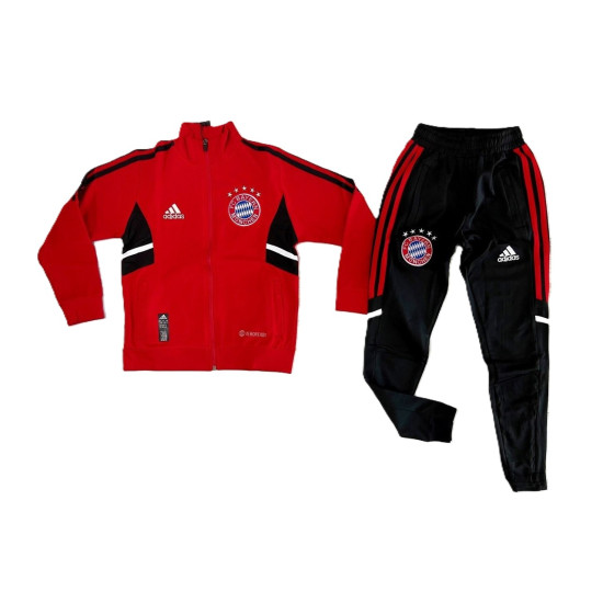 8098 Детски футболен екип Bayern Munchen червено с черно