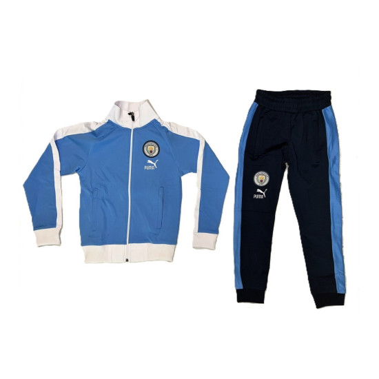 8086 Детски футболен екип Manchester City син бял