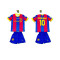 8208 Детски футболен комплект Barcelona RONALDINHO 10