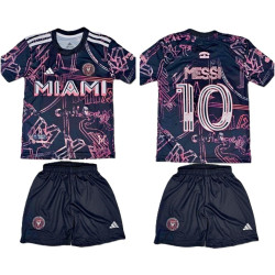 8375 Ретро детски футболен комплект Barcelona MESSI 10