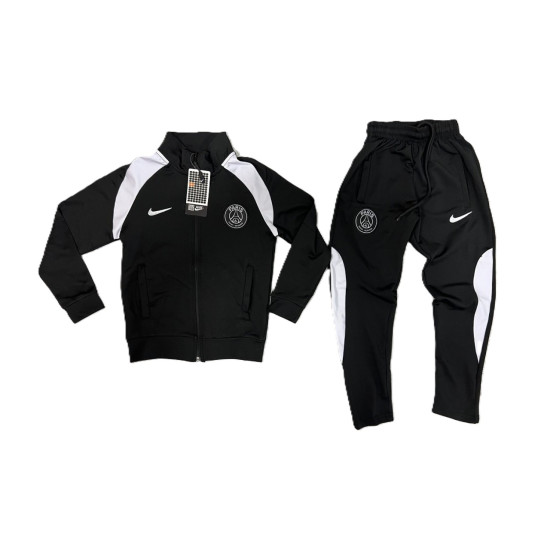 8264 Детски футболен екип Paris Saint Germain черно и бяло