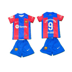 8102 Детски футболен комплект Barcelona LEWANDOWSKI 9