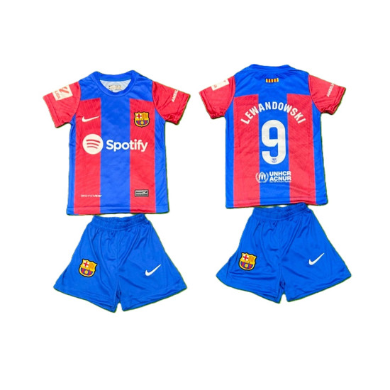 8102 Детски футболен комплект Barcelona LEWANDOWSKI 9