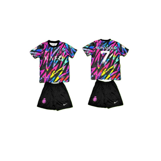 8068 Детски футболен комплект AL NASSR Ronaldo 7 шарен